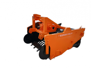 Vibrating chain cassava harvester